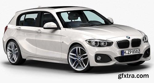 BMW 1 Series 5-door 2016 3d Model