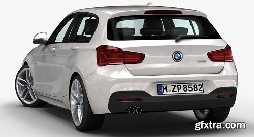 BMW 1 Series 5-door 2016 3d Model