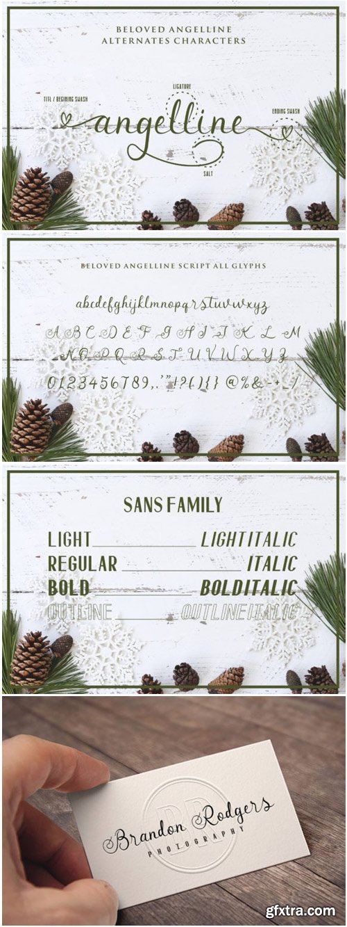 Beloved Angeline Font Duo