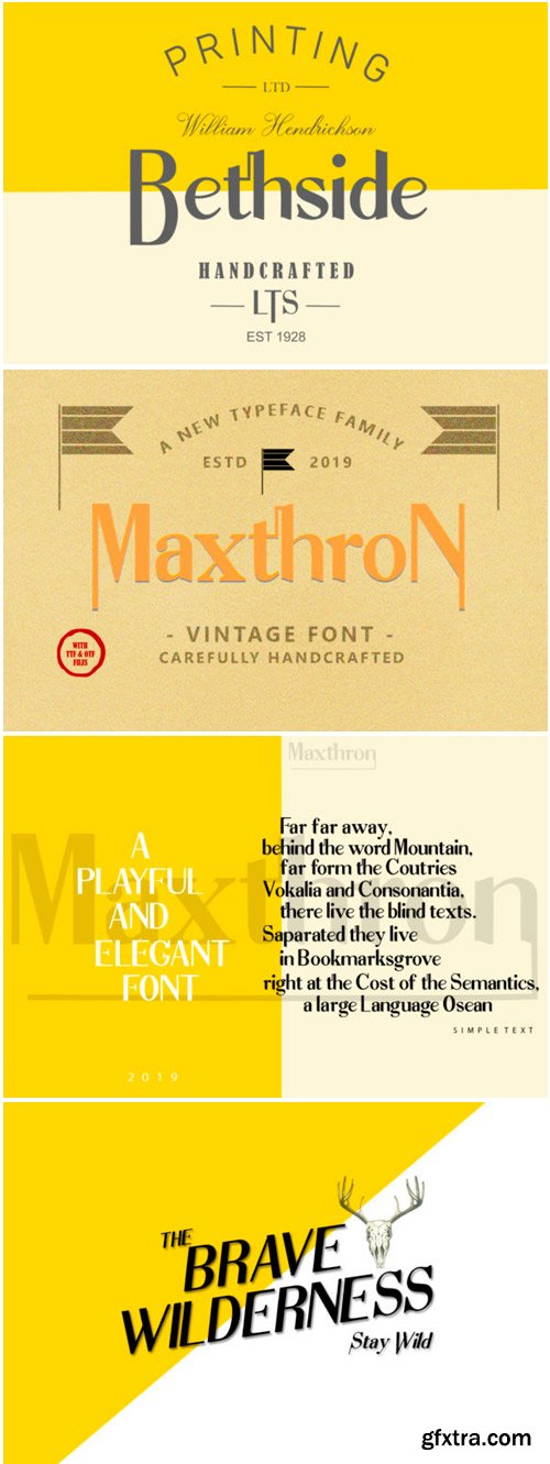 Maxthron Font Family