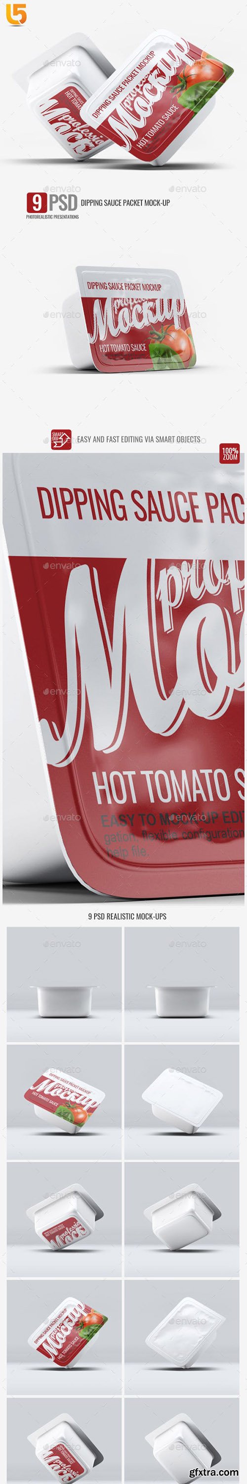 Dipping Sauce Packet Mock-Up 23293651