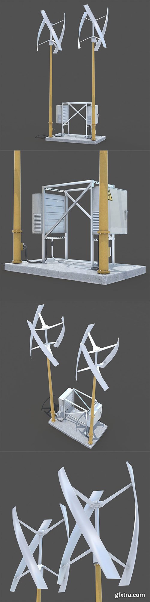 Cgtrader - Wind generator 3D model