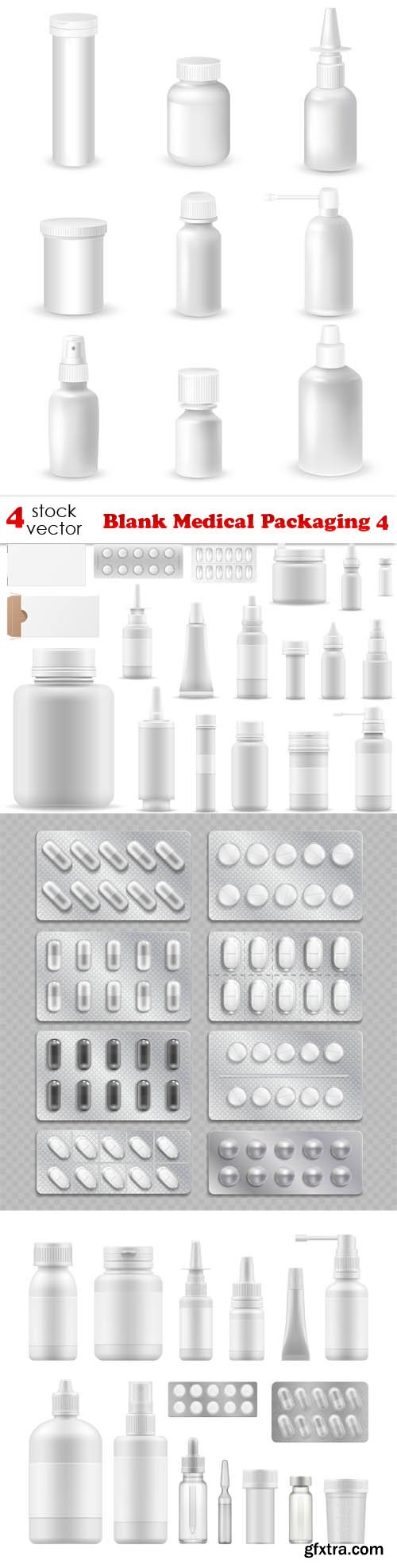 Vectors - Blank Medical Packaging 4