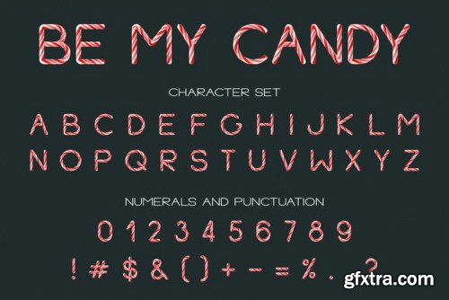 CreativeMarket Be My Candy - OTF Color Font