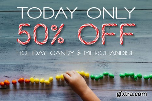 CreativeMarket Be My Candy - OTF Color Font