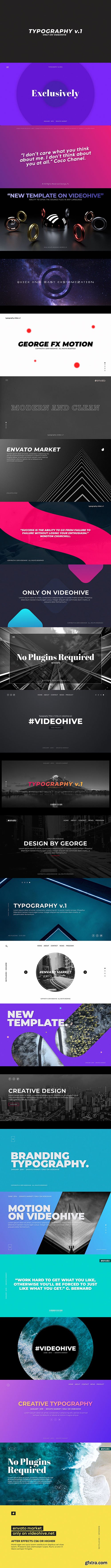 Videohive Typography Slides 23328632