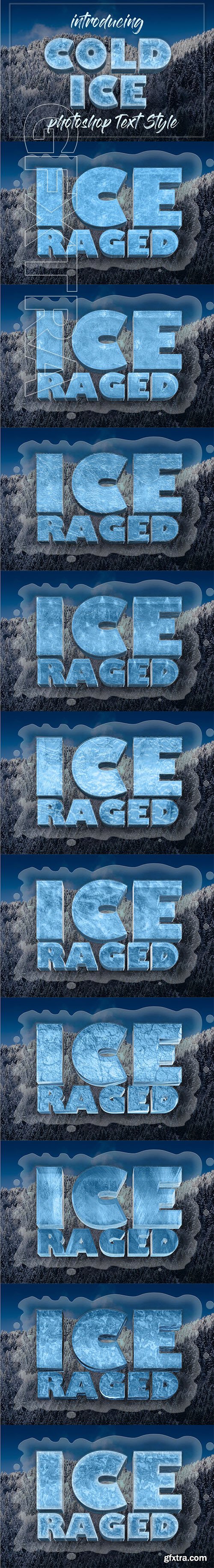 CreativeMarket - 10 Frozen Photoshop Layer Style 3430647