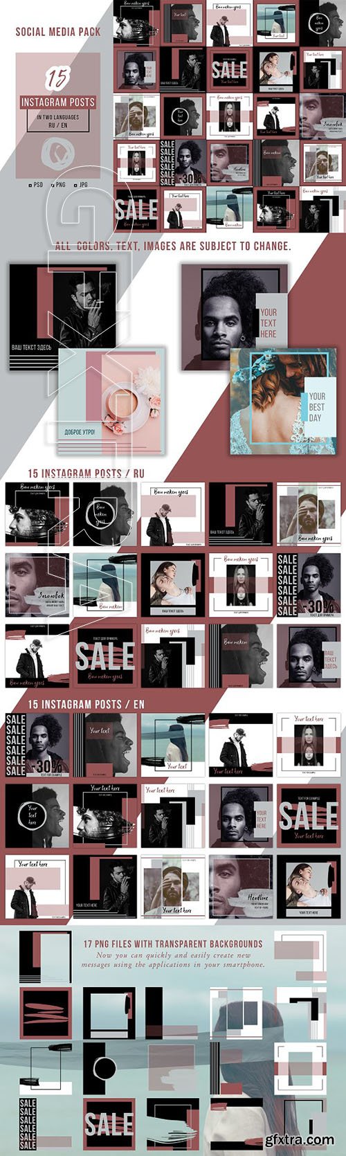 CreativeMarket - Social Media Pack - Instagram 3465021