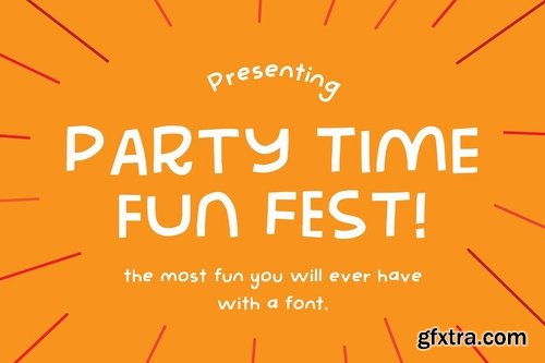 CM - Party Time Fun Fest - The best font 2437867