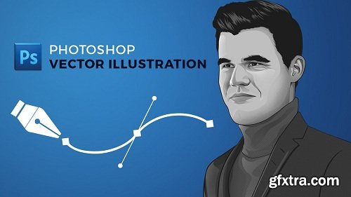 Photoshop: Vector Illustration (Greyscale)