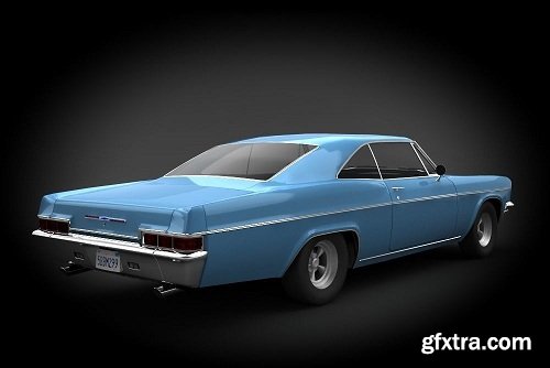 Chevrolet Impala SS 1966 3d Model