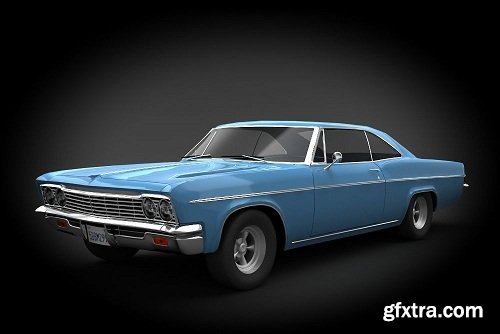 Chevrolet Impala SS 1966 3d Model