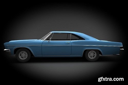 Chevrolet Impala SS 1966 3d Model