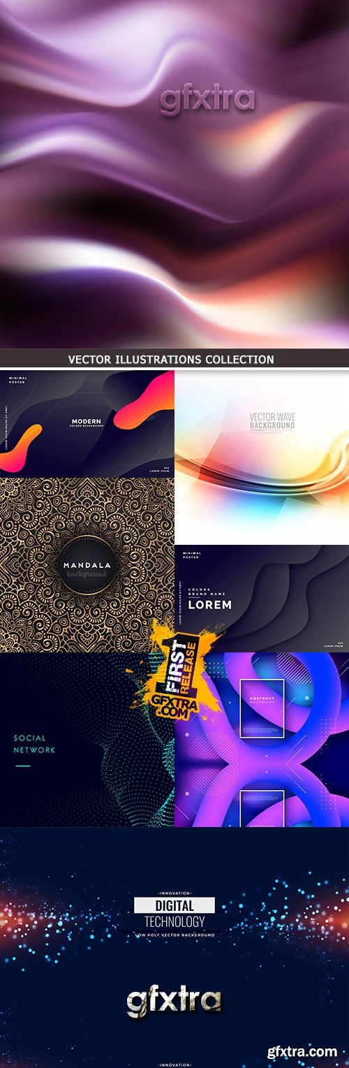 Abstract dynamic motion gradient background creative