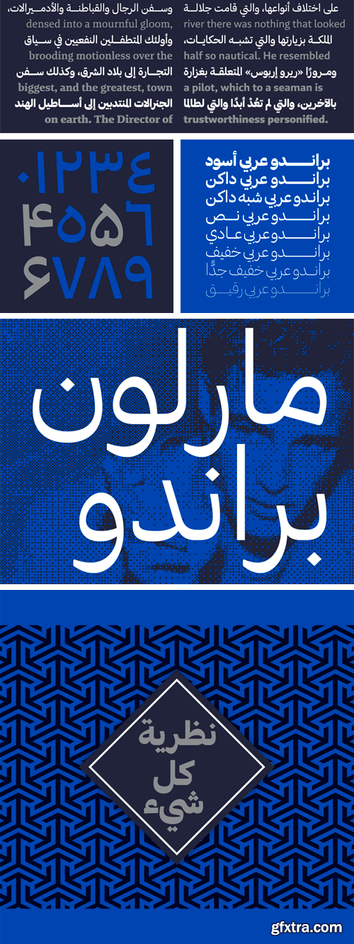 Brando Arabic Font Family