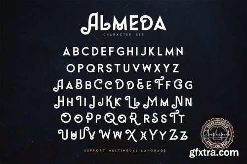 CM - Almeda  A Modern Vintage Font 3498370