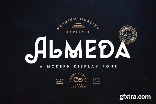 CM - Almeda  A Modern Vintage Font 3498370