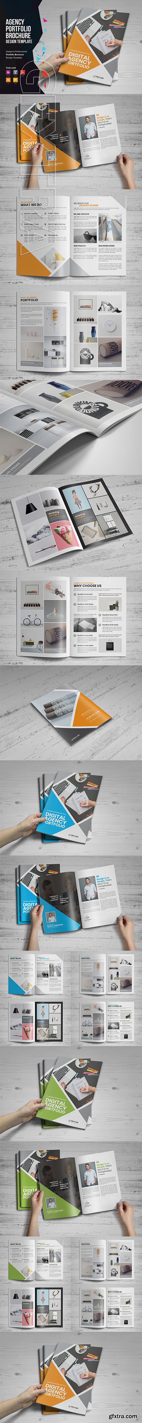 CreativeMarket - Digital Agency Portfolio Brochure v1 2148418