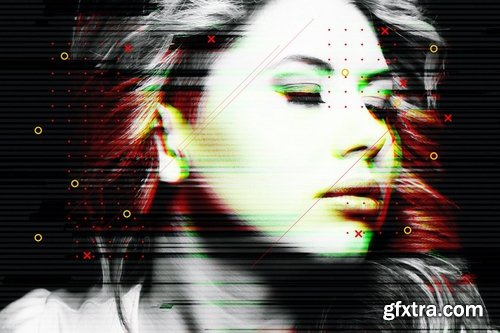 Modern Glitch with GIF Animation