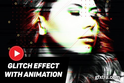 Modern Glitch with GIF Animation