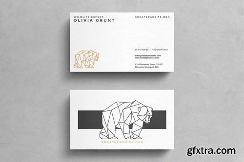 Minimal Corporate Business Card