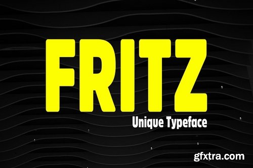 CM - Fritz - Unique Display Typeface 3499076