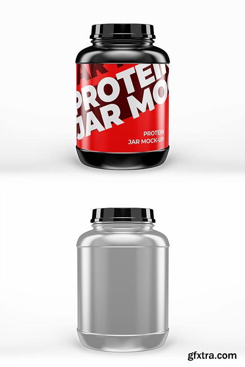 Large Protein Jar Mockup 250318122