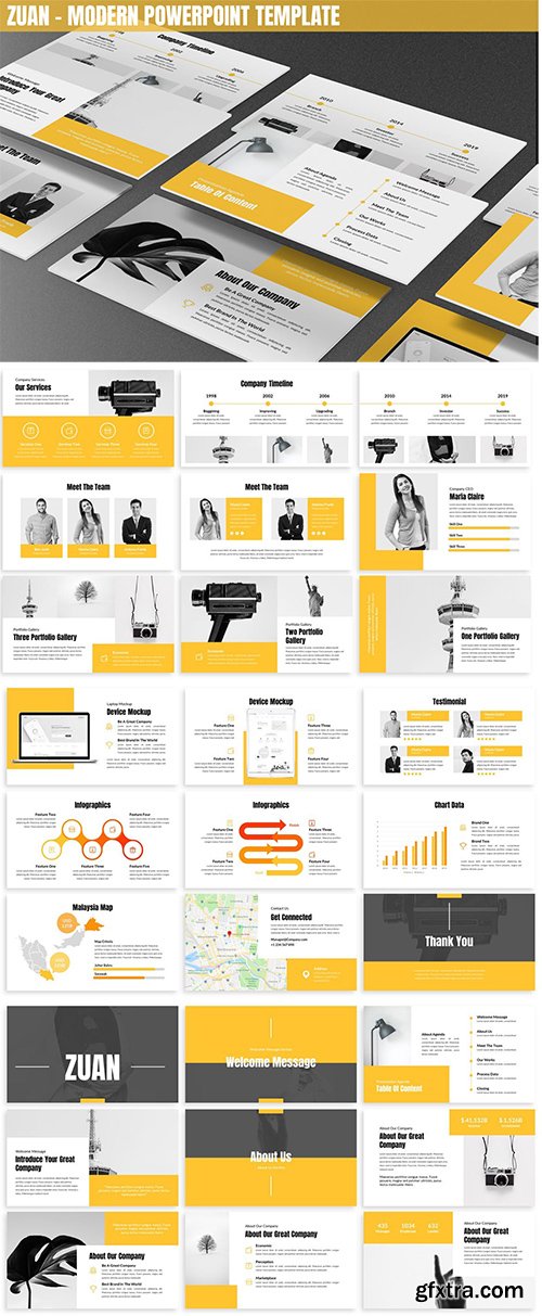 Zuan - Modern Powerpoint Template