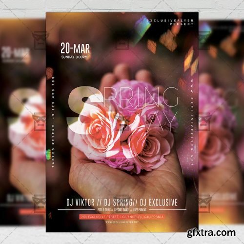 Spring Day Flyer - Seasonal A5 Template