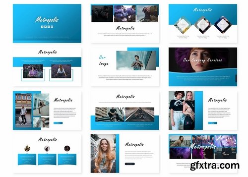 Metropolis - Powerpoint Keynote and Google Slides Templates