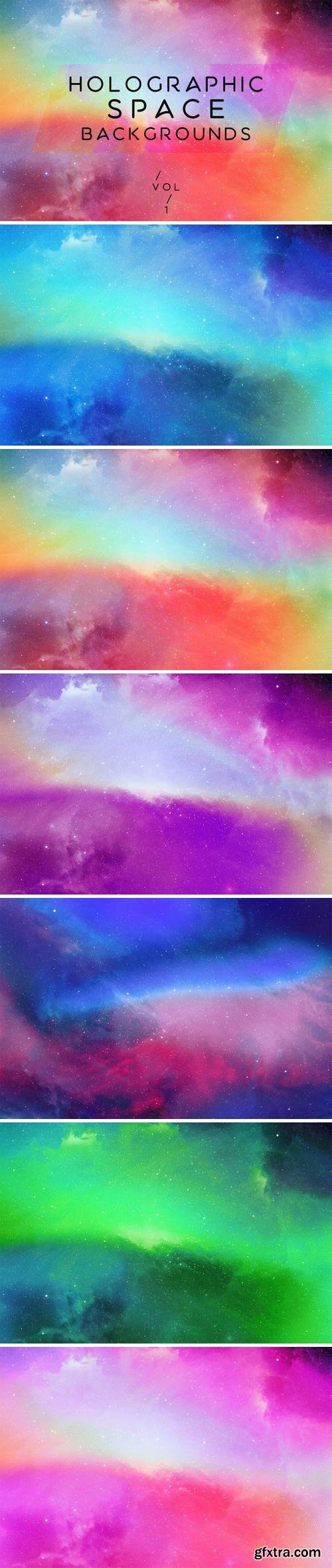 Holographic Space Backgrounds Vol.1