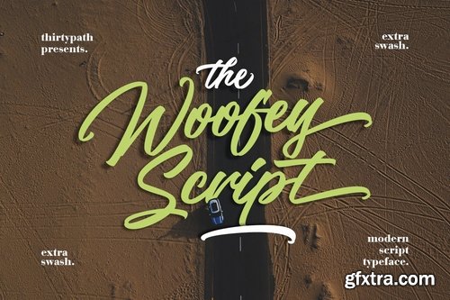 CM - The Woofey Script Typeface 3380155