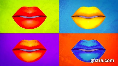 VideoHive Warhol Lips Opener 20360186