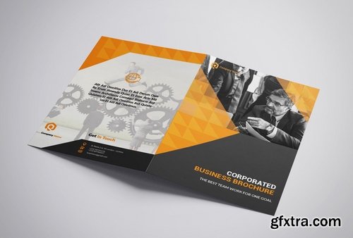 Corporate Business Bifold Brochure