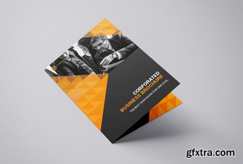 Corporate Business Bifold Brochure