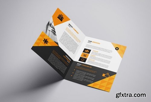 Corporate Business Bifold Brochure