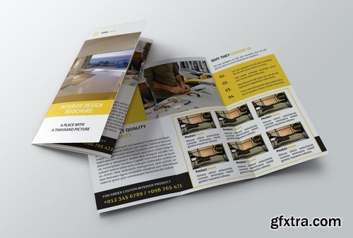 Interior Design Trifold Brochure