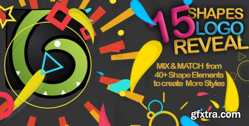 VideoHive Shapes Logo Reveal Pack 14781620