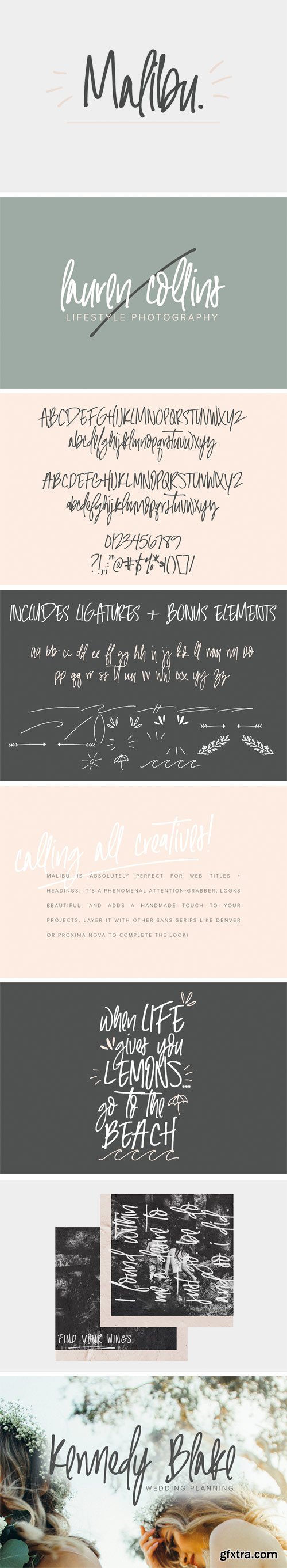 Malibu Typeface