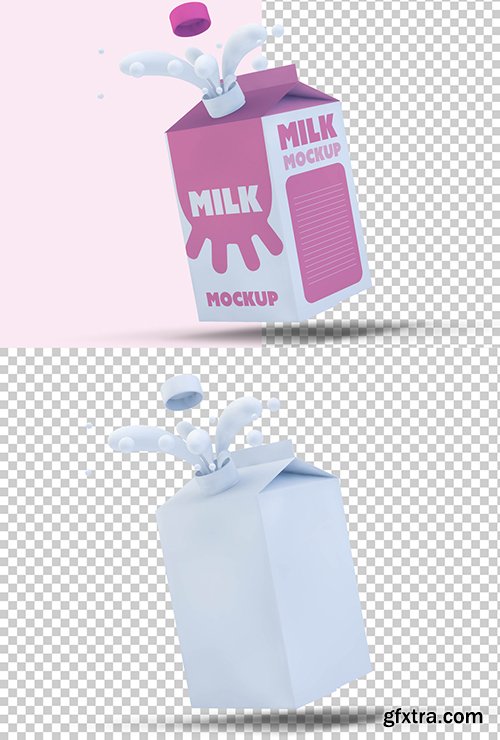 Milk Carton Mockup 250706240