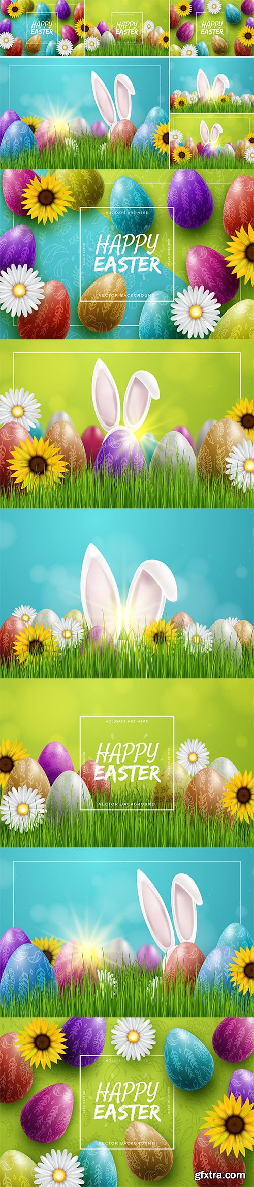 Colorful Easter Backgrounds