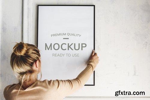 Design space photo frame Mockup