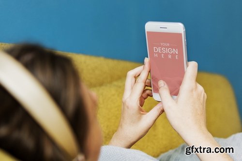 High quality mobile phone mockup design