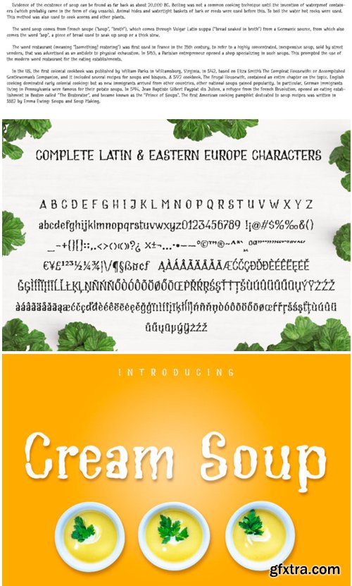 Cream Soup Font