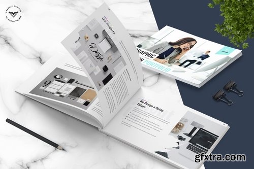 Graphic Designer Portfolio Brochure Template