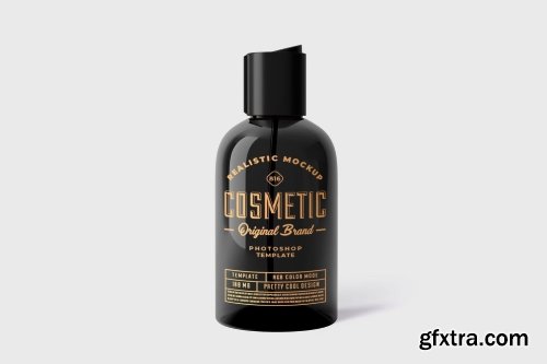 Cosmetic Bottle Mock-Up Template