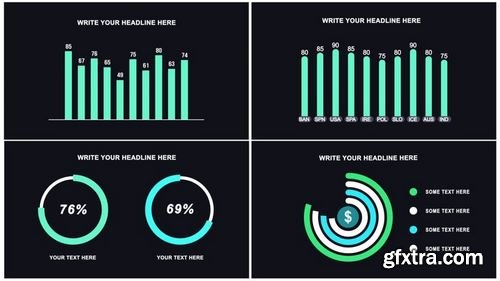 MotionArray Infographic Graph Pack MOGRT 185963