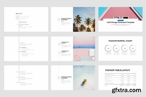 Fashion - Powerpoint Keynote and Google Slides Templates