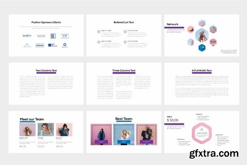 Fashion - Powerpoint Keynote and Google Slides Templates