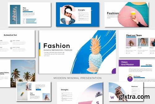 Fashion - Powerpoint Keynote and Google Slides Templates